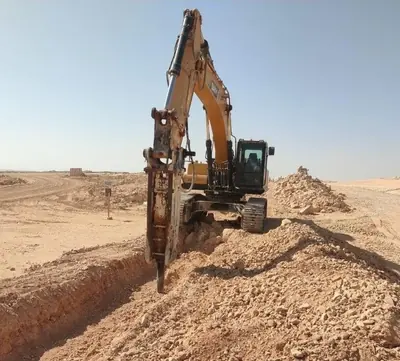 Trench excavation