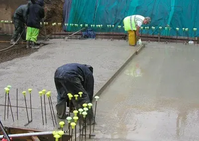 Concrete pouring