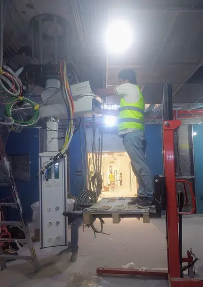 Ceiling pendant installation
