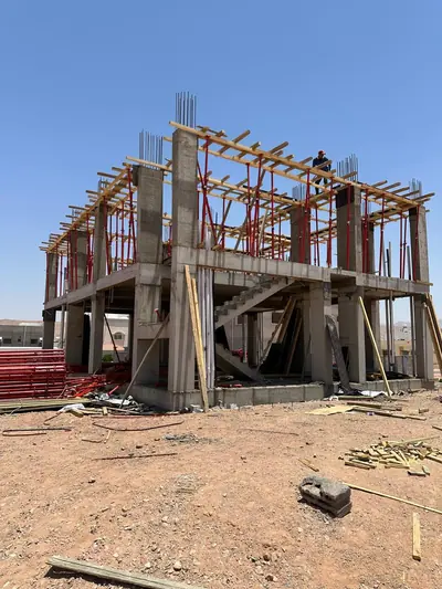 Concrete frame & shuttering