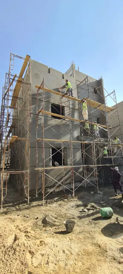 Plastering works