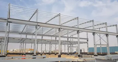 Structural steel frame